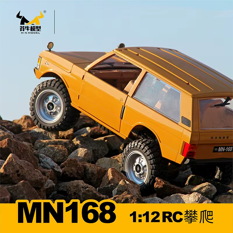 1:12 RC voiture pleine échelle MN 168 Range Rover véhicule tout-terrain Version modèle RC 2.4G 4WD voiture sur chenilles d'escalade Range Rover MN-168