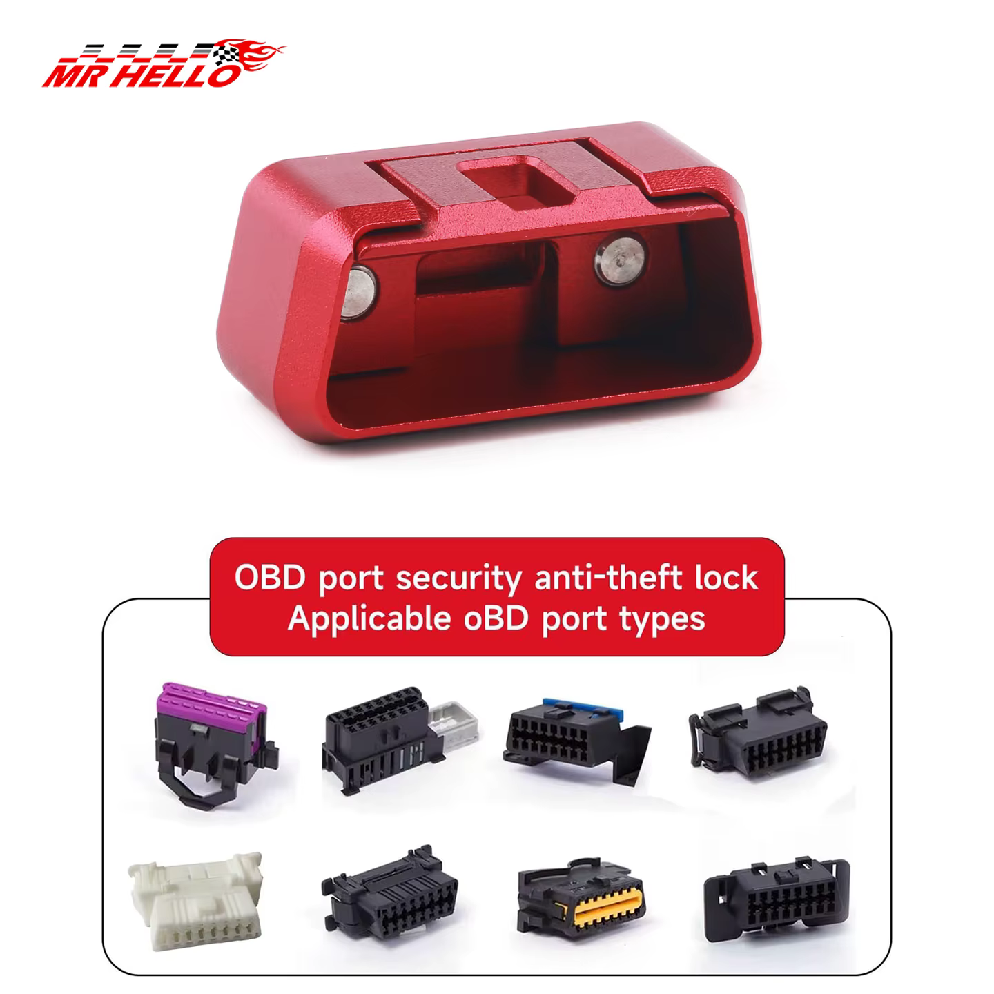 Protecteur de port OBD pour voitures/SUV/camions, protecteur antivol de verrouillage obd2, outil de verrouillage antivol de port OBD2,