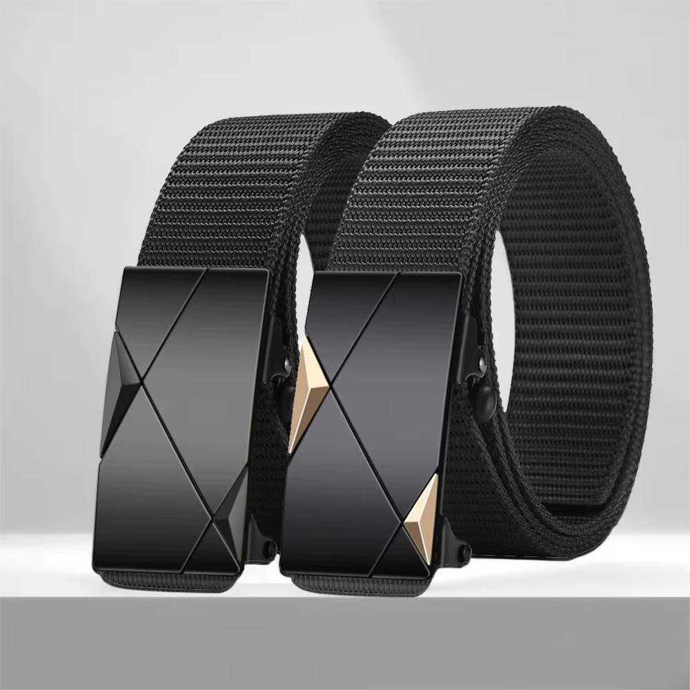 Ceinture de pantalon décontractée pour hommes, tendance et polyvalente, en toile, adaptée aux sports d'aventure en plein air