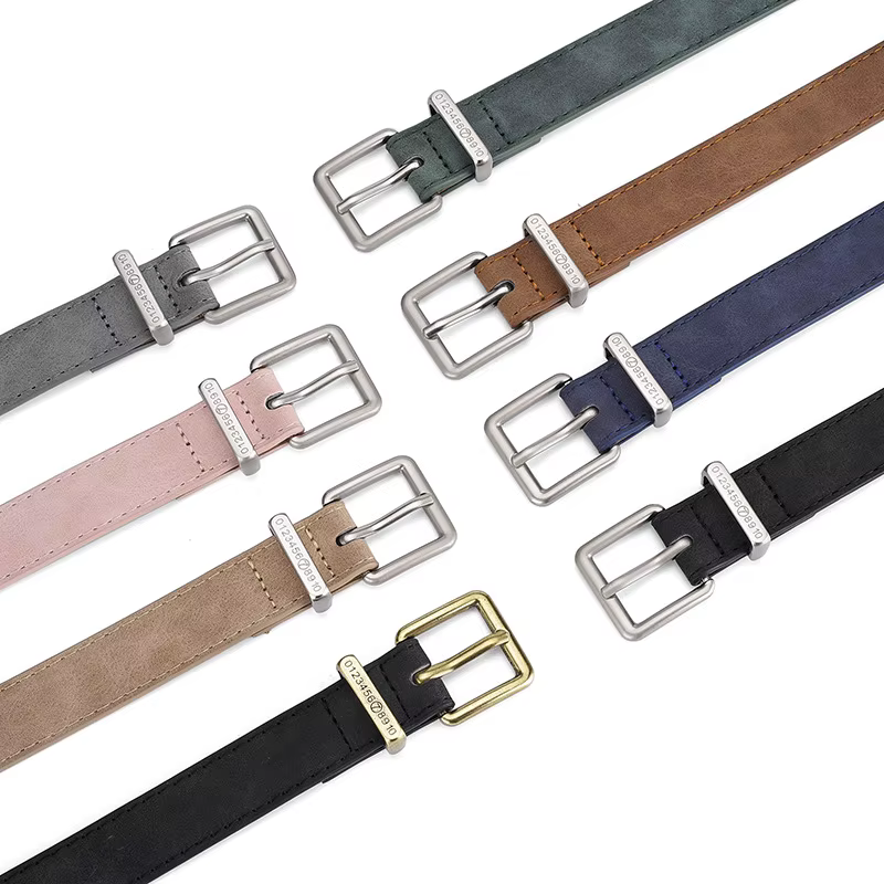 Ceinture large en cuir pour femme