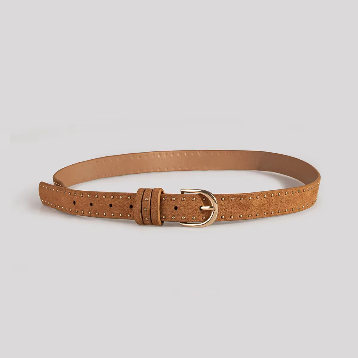 Ceinture de Cowgirl en daim couleur mûrier pour femmes