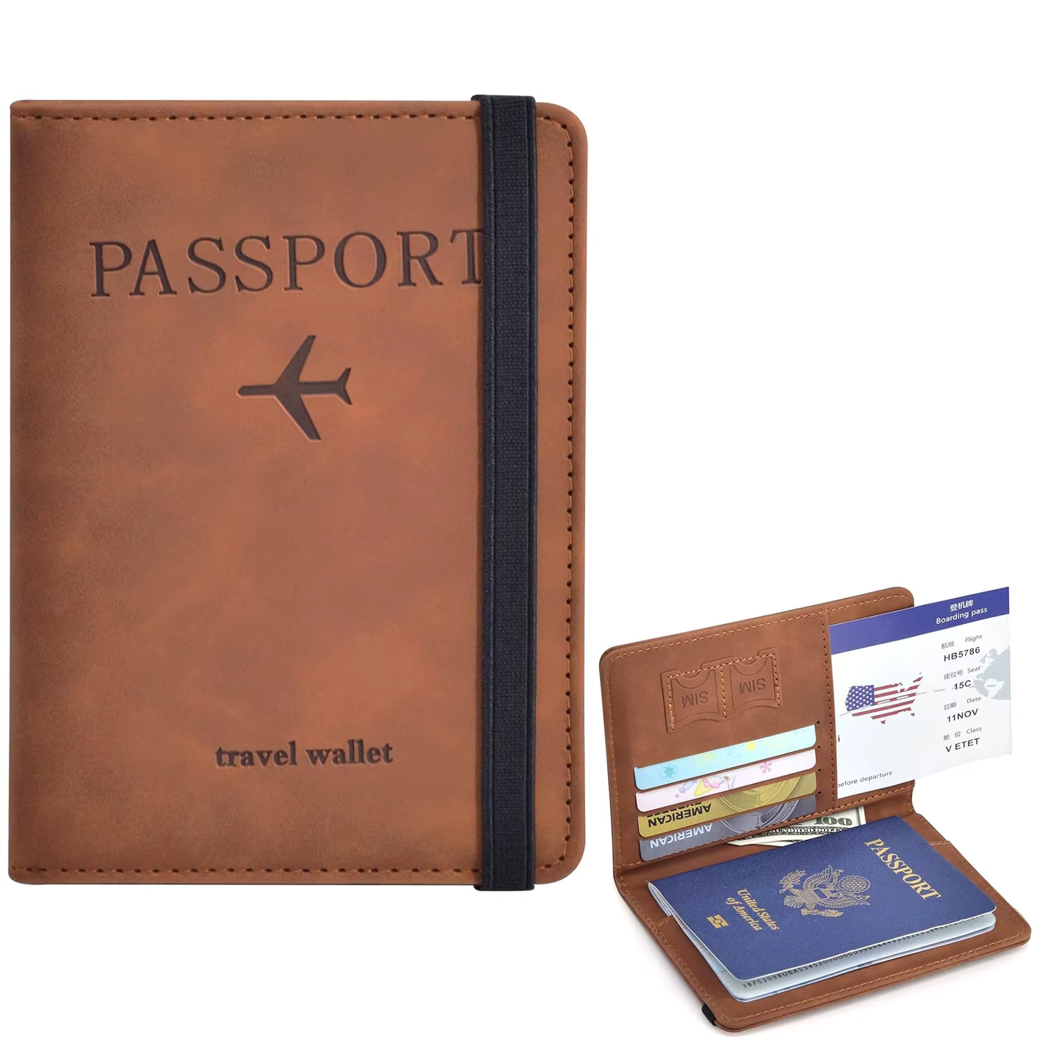 Porte-passeport pour voyage Essentials