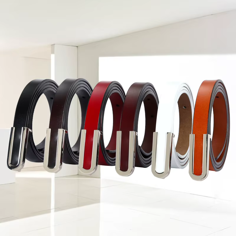 Ceinture audibelt fine pour femme avec jupe