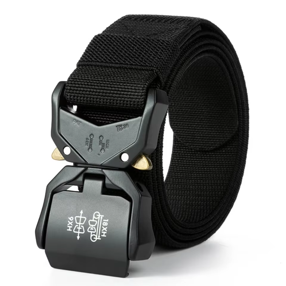 Nouvelle ceinture tactique ceinture élastique à dégagement rapide outillage décontracté ceinture d'entraînement ceinture de pantalon pour hommes