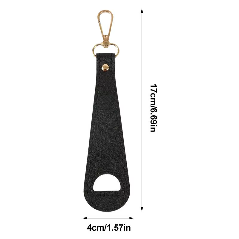 Clip de chapeau en cuir Portable
