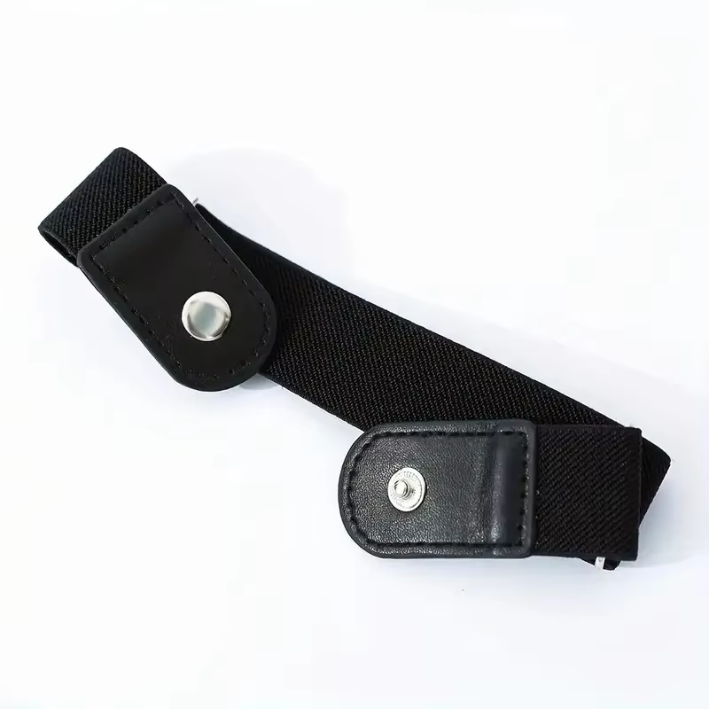 2 pièces/ensemble sans boucle ceinture élastique pour femmes hommes unisexe