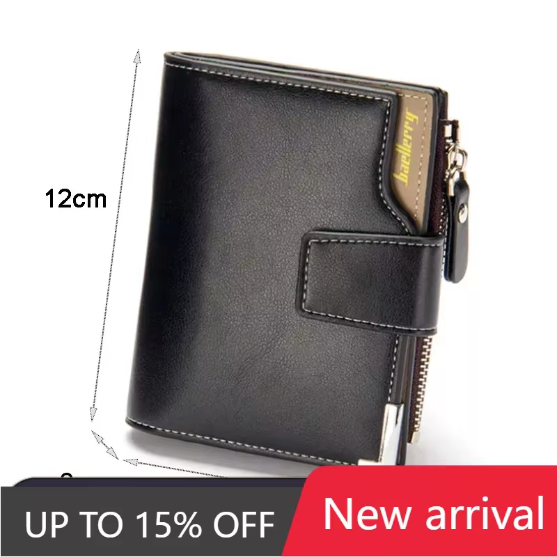 Portefeuille de marque en cuir pour hommes