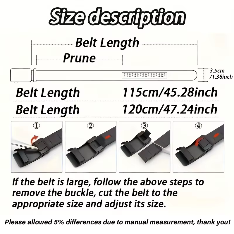 Ceinture d'affaires pour hommes