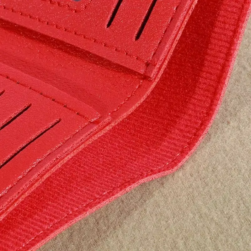 Portefeuille en cuir Pu pour femmes