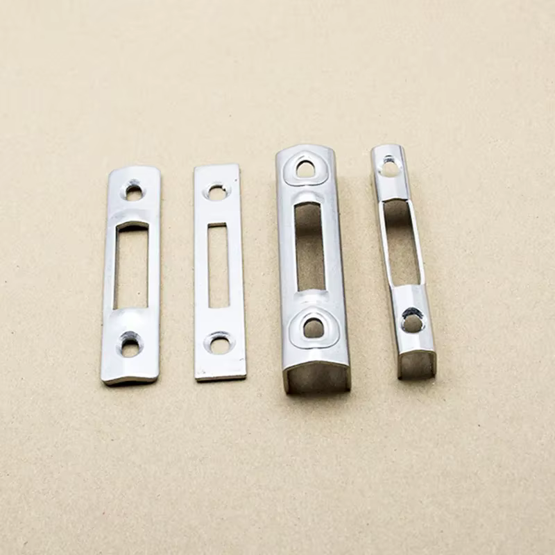 Serrure à crochet de barre de quincaillerie pour porte coulissante et fenêtre en alliage d'aluminium, serrure de porte mobile, plaque de verrouillage du siège