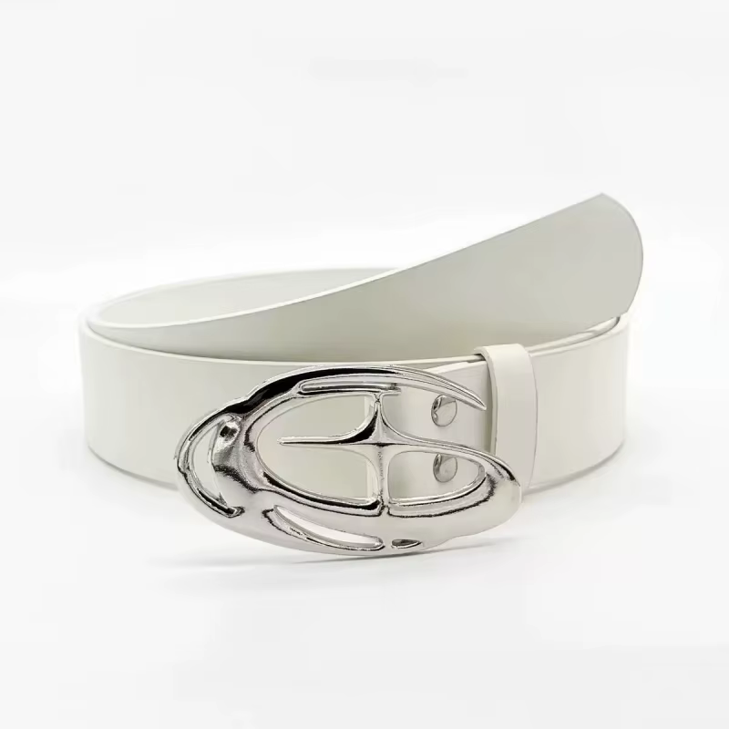 Ensemble de ceintures deux pièces pour femmes [Noir + Blanc]