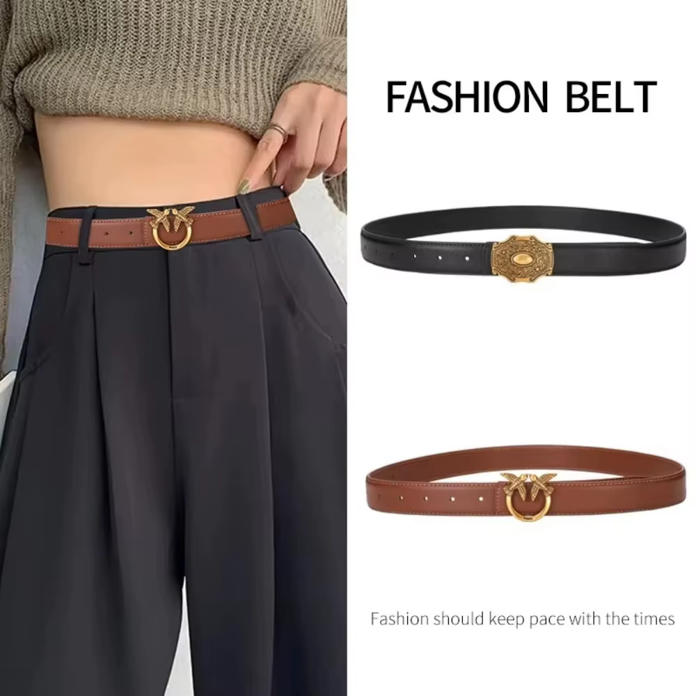 Ceinture de luxe Pinko pour femme 2026 – Design minimaliste avec perles