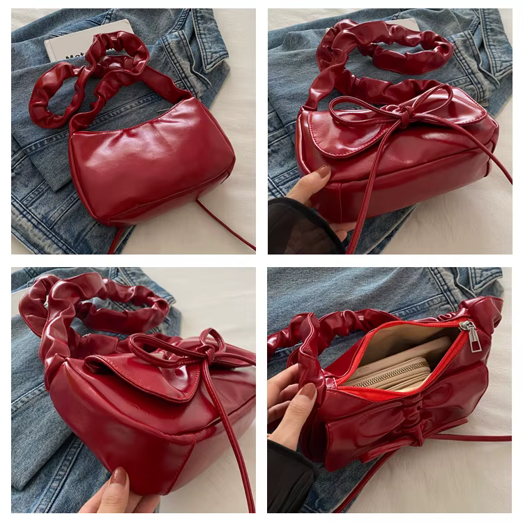 Sacs à main en cuir PU souple pour femmes