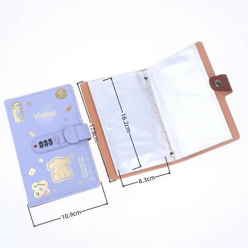Portefeuille de rangement en forme de livre