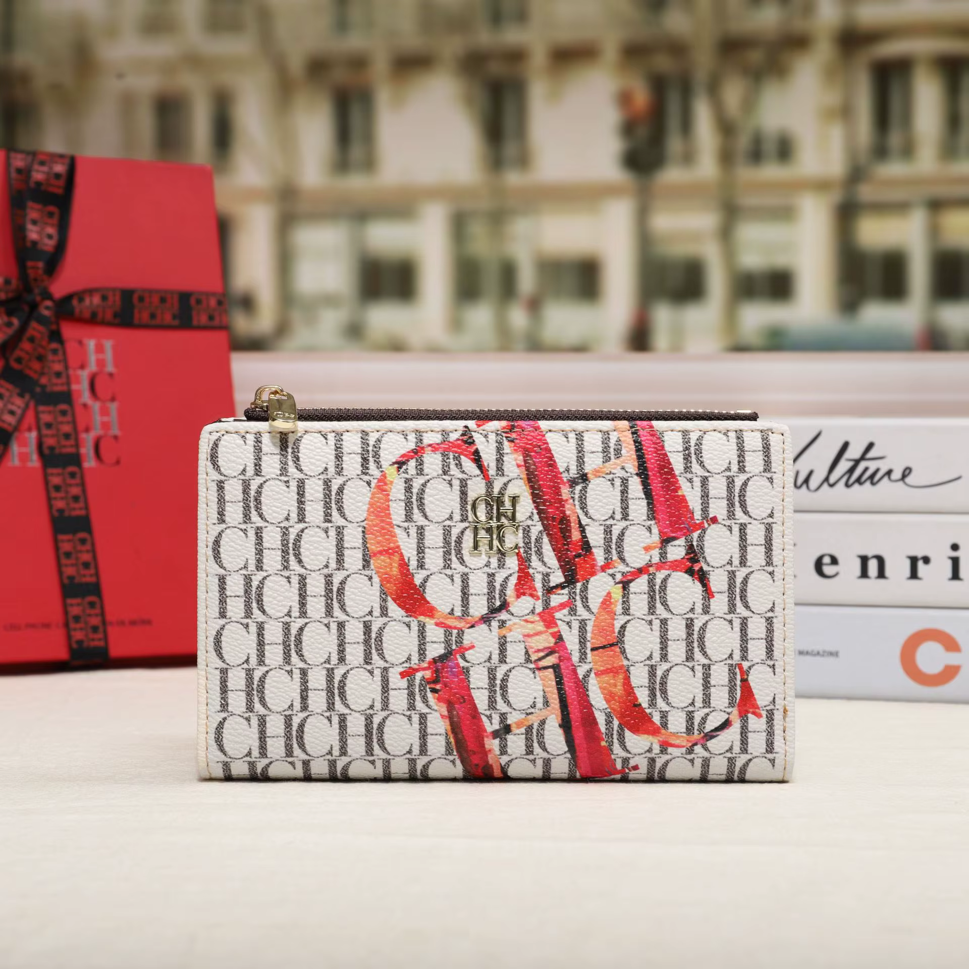 Portefeuille long rétro classique CH Brand 2026 pour femme
