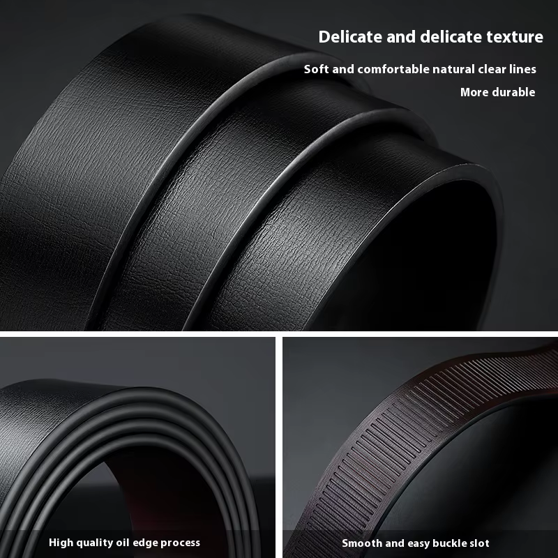 Ceinture en cuir pour hommes mode boucle automatique peau de vache ceintures masculines de luxe concepteur