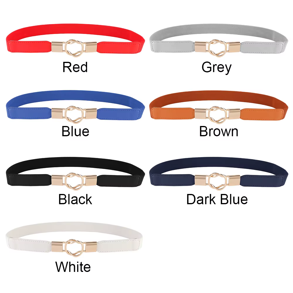 Ceinture élastique fine pour femme