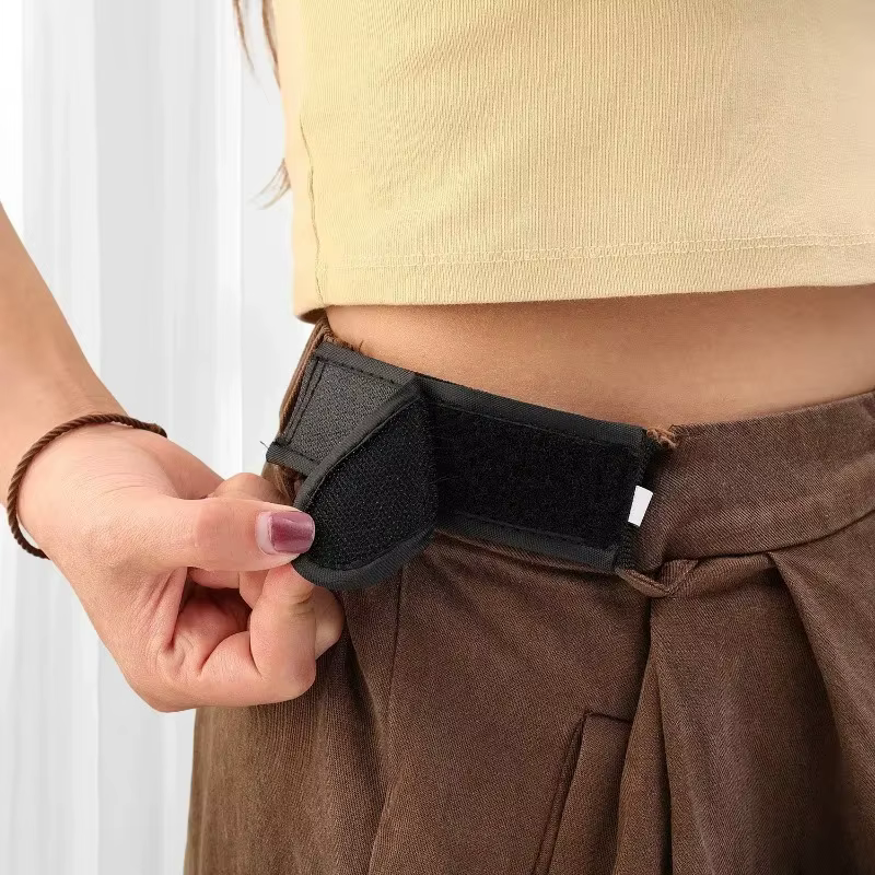 Ceintures élastiques pour hommes à boucle Velcro facile à utiliser