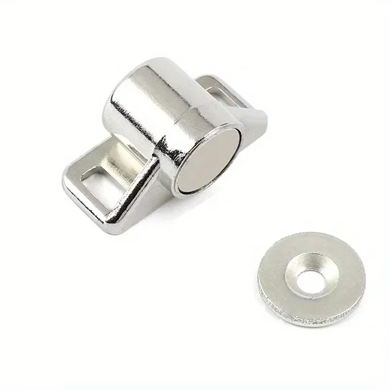Bouchon magnétique pour la maison, loquet de porte pour meubles, armoire magnétique, effet fort, accessoires en néodyme Super puissants, adhésif pour portes