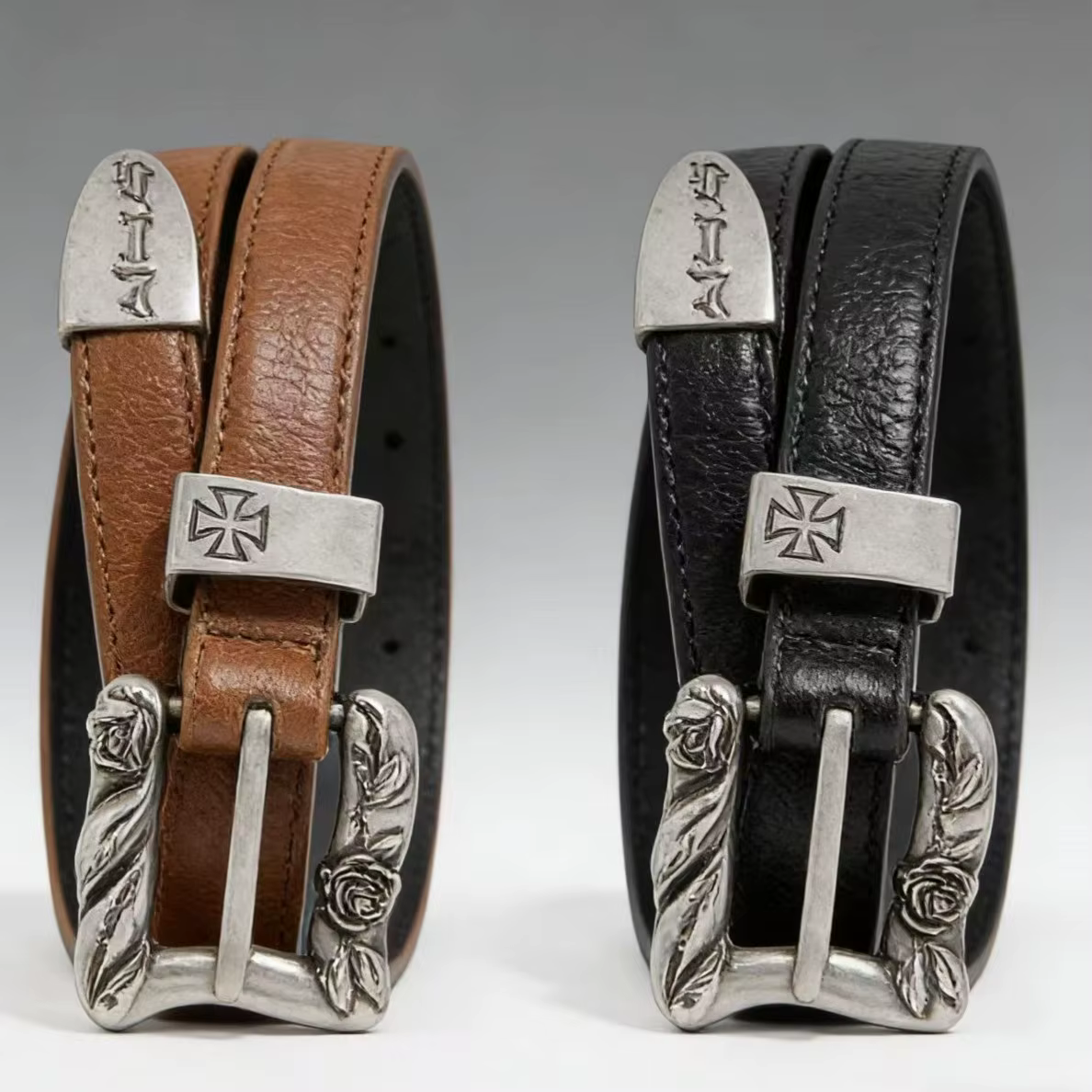 Nouvelle ceinture tressée punk de haute qualité 2026