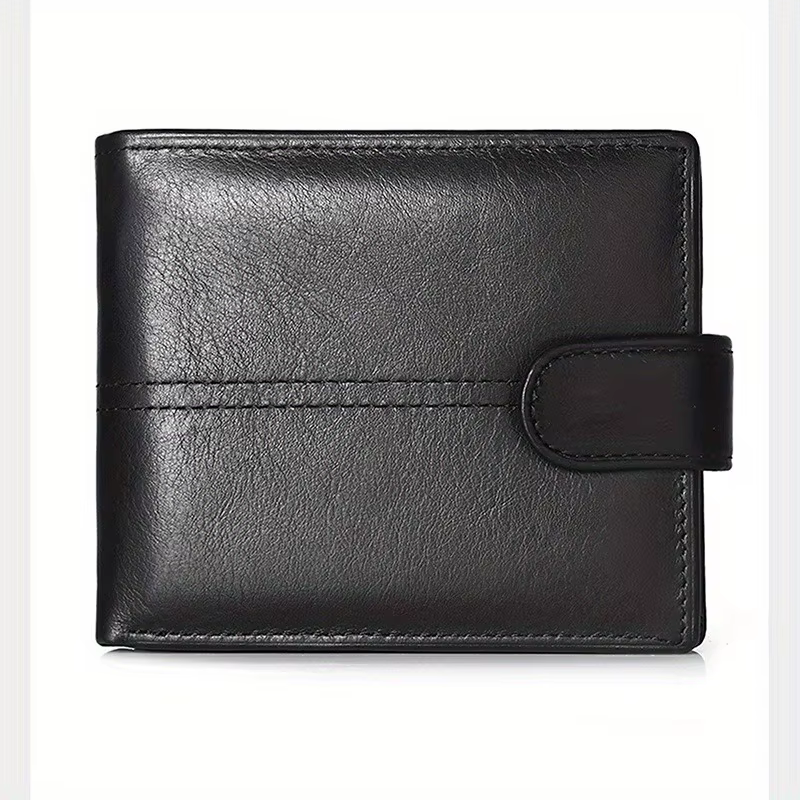 Portefeuille en cuir véritable pour hommes