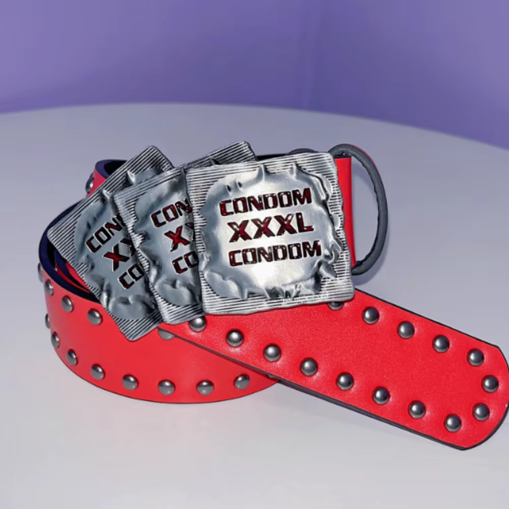 Boucle de ceinture en cuir pour hommes