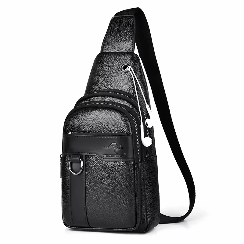 Sac Messager de Luxe pour Homme en Cuir