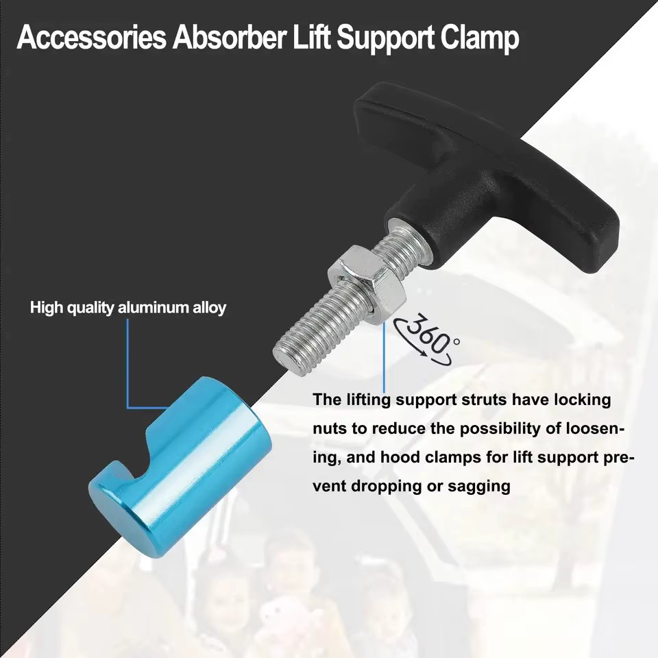 Support de capot de voiture, pince de fixation antidérapante à pression d'air, couvercle de moteur, tige de Support de levage, accessoires de serrage d'absorption