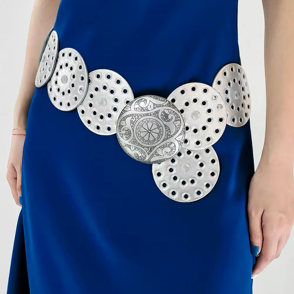 Ceinture Ajustable Vintage en PU pour Femme
