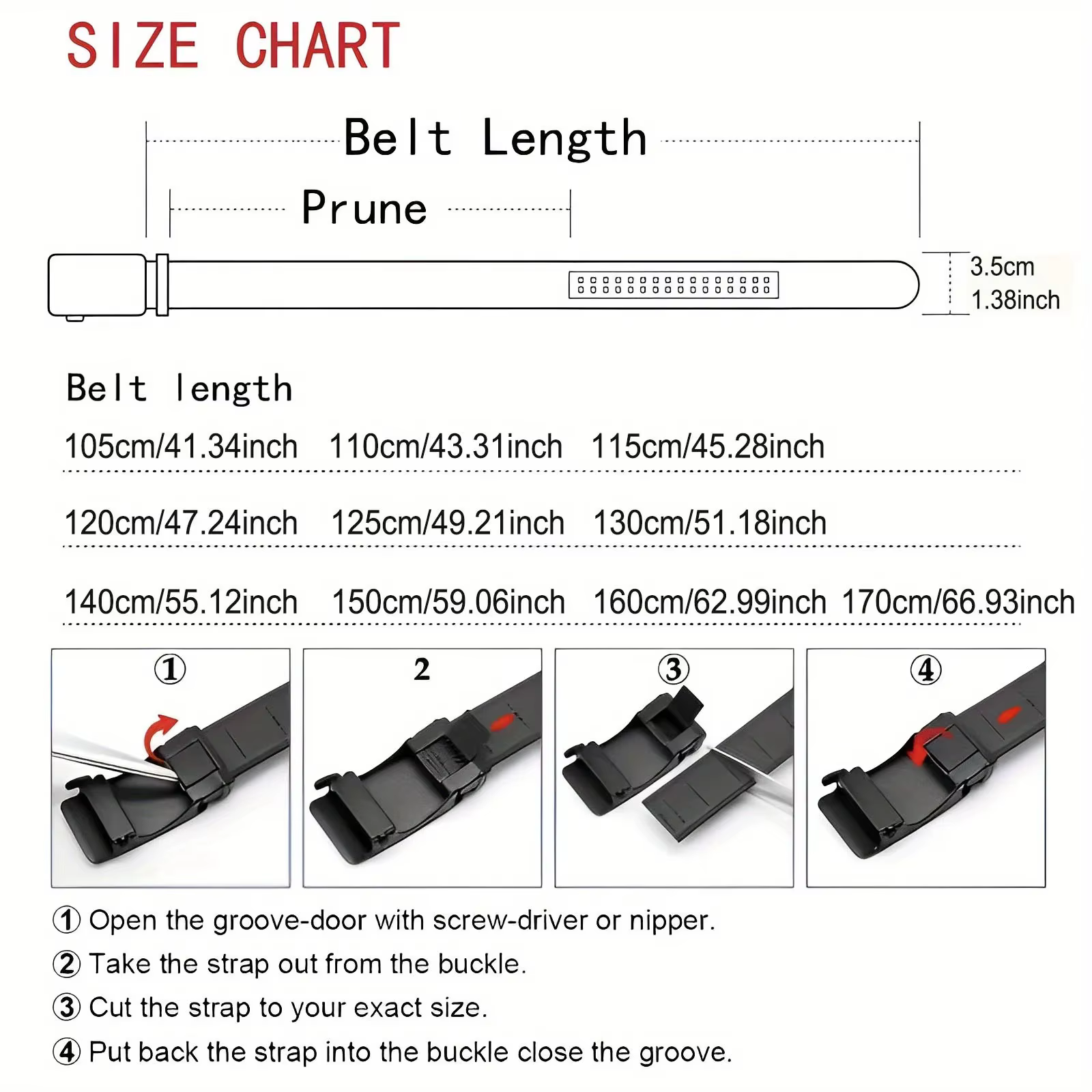 Ceinture personnalisée pour hommes avec nom gravé
