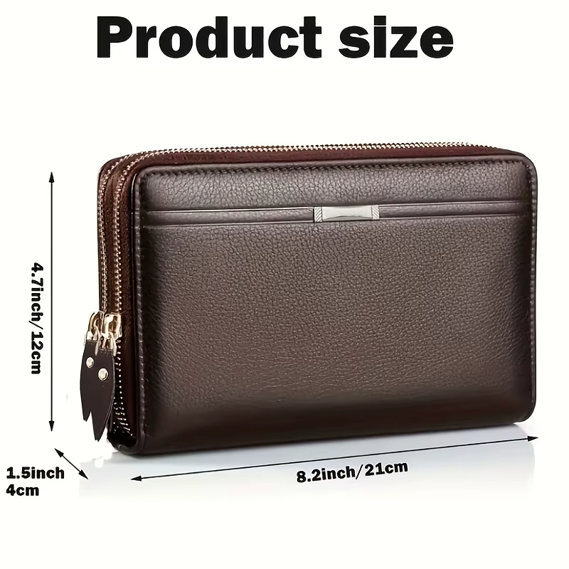 Portefeuille Long en cuir pour hommes