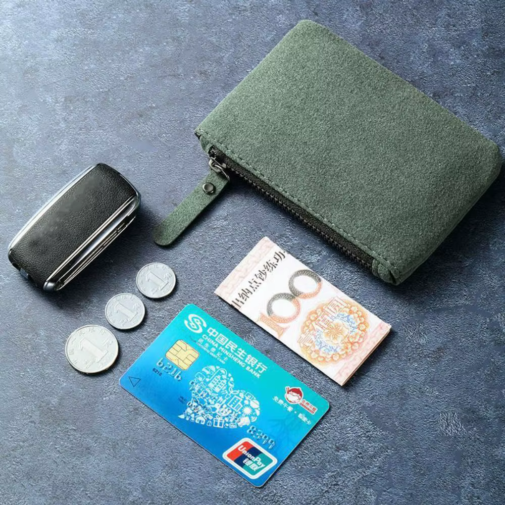 Portefeuille mini en cuir PU tendance