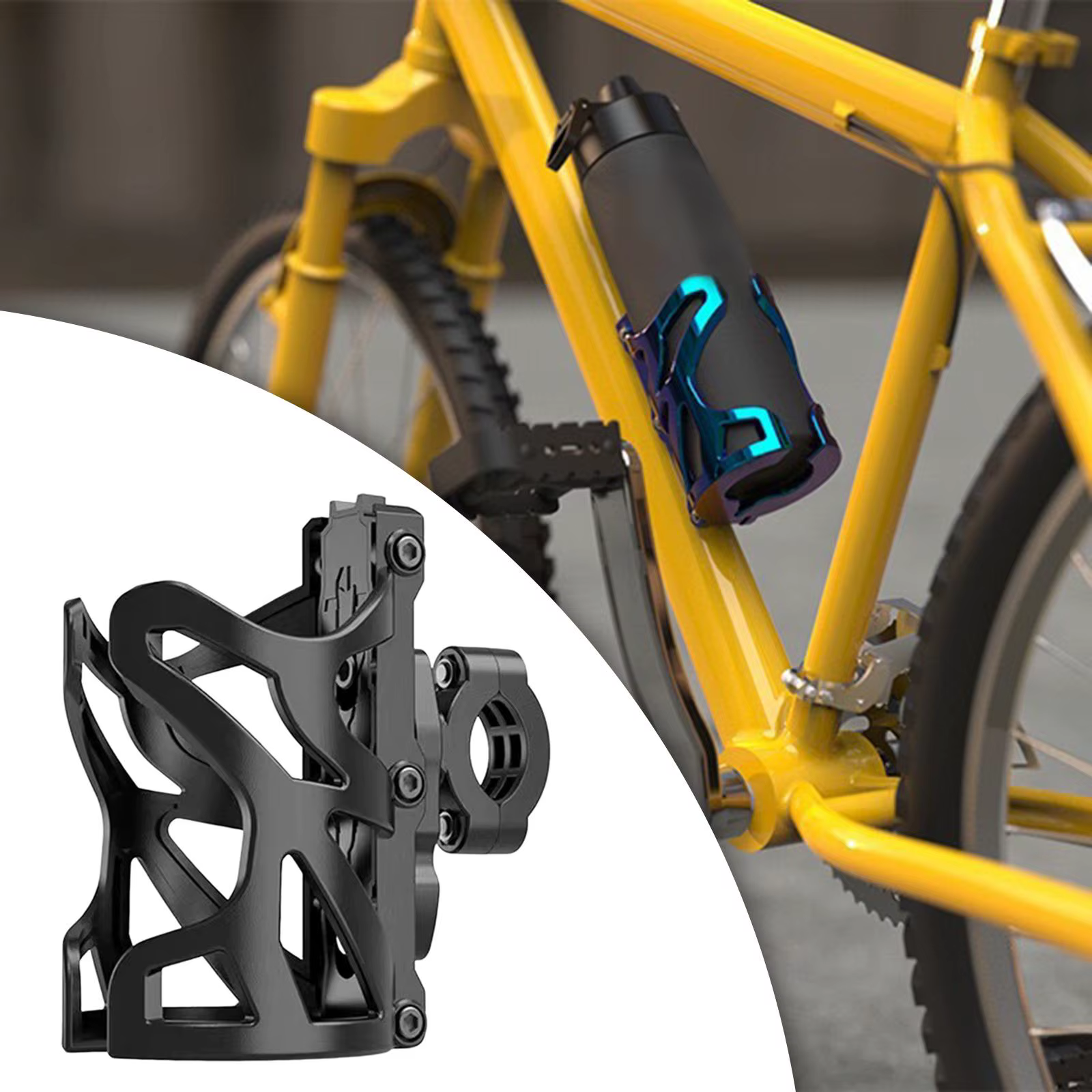 Porte-gobelet de boisson pour moto, support de bouteille de boisson, porte-bouteille universel pour protection du moteur, barres de sécurité