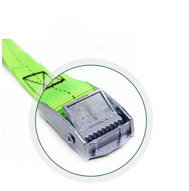 Ceinture d'arrimage à boucle solide, sangles de chargement pour voiture, moto, vélo, avec boucle en métal, remorquage pour sac à bagages, ceinture à cliquet en corde