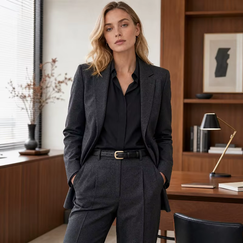 Lot de 2 ceintures décontractées et tendance, au design simple et haut de gamme, avec boucle à ardillon et double boucle, idéales pour le quotidien D2-ND222