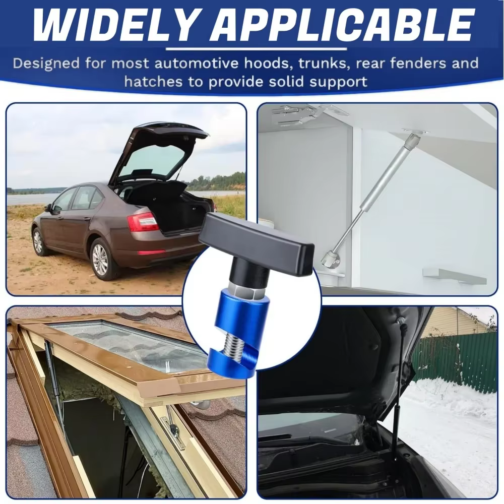 Support de capot de voiture, pince antidérapante, jambe de force à gaz, pince fixe de sécurité, pression d'air, couvercle de moteur, tige de Support de levage, outil, accessoires de voiture