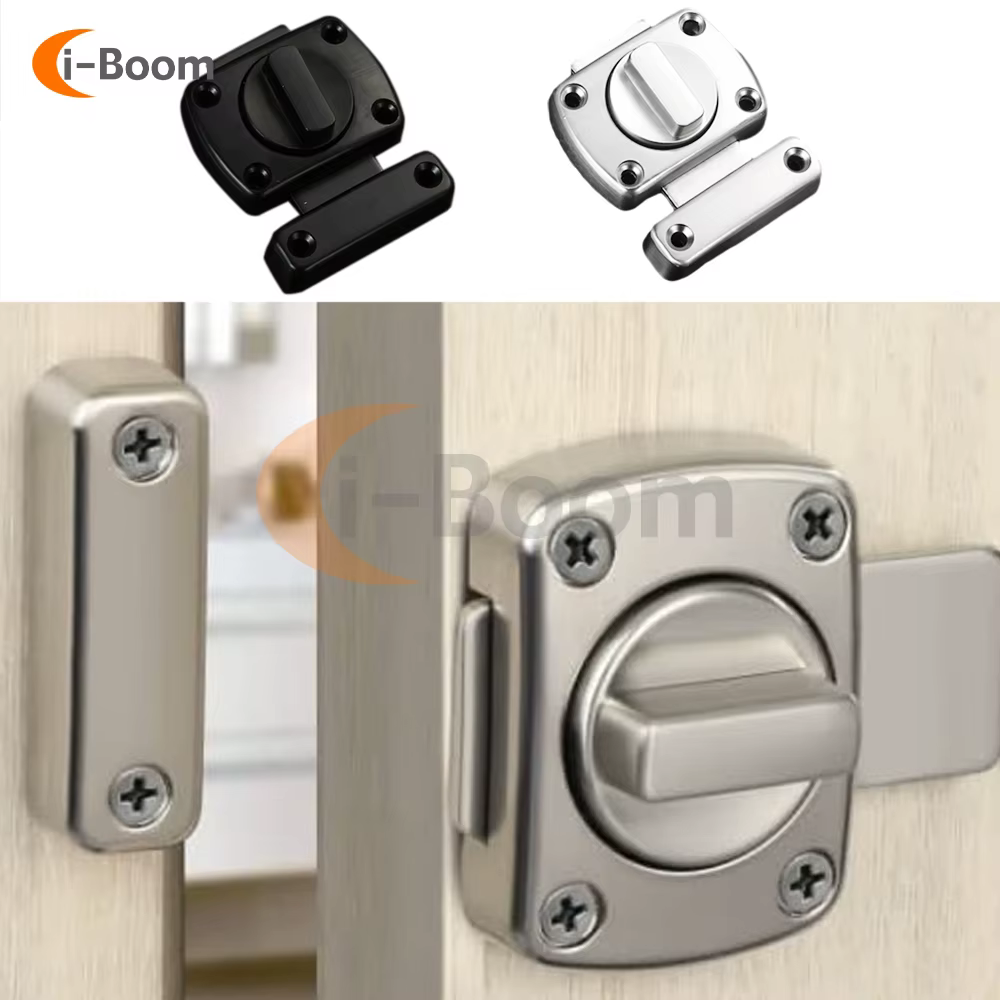 Serrures de porte optiques antivol pour chambre à coucher, loquet en bois, boulons de porte, quincaillerie market, bouton d'outils