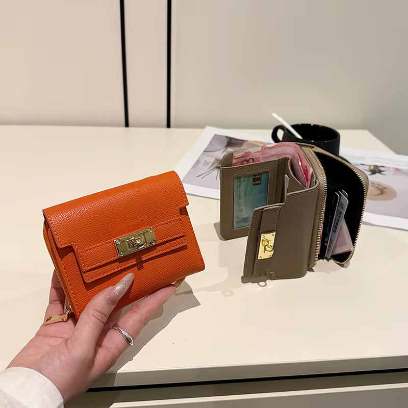 Portefeuille rétro grande capacité pour femmes