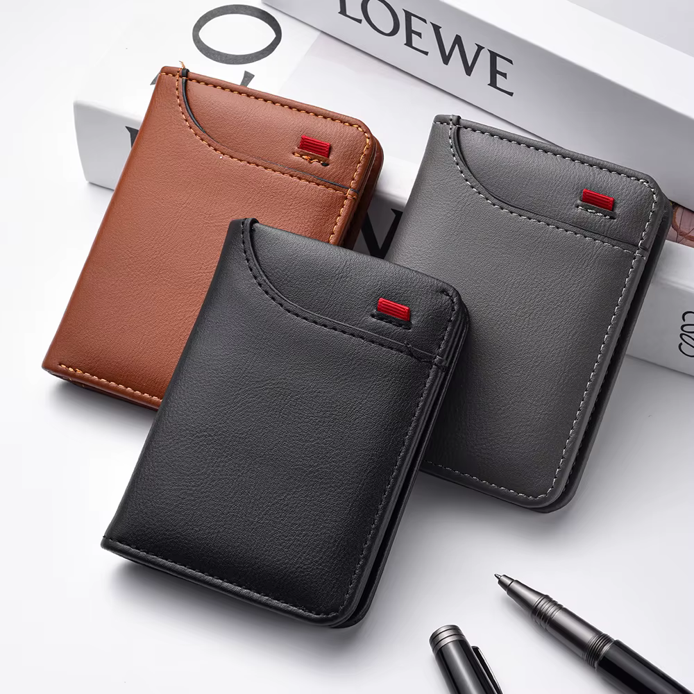 Portefeuille Vertical multi-cartes pour hommes