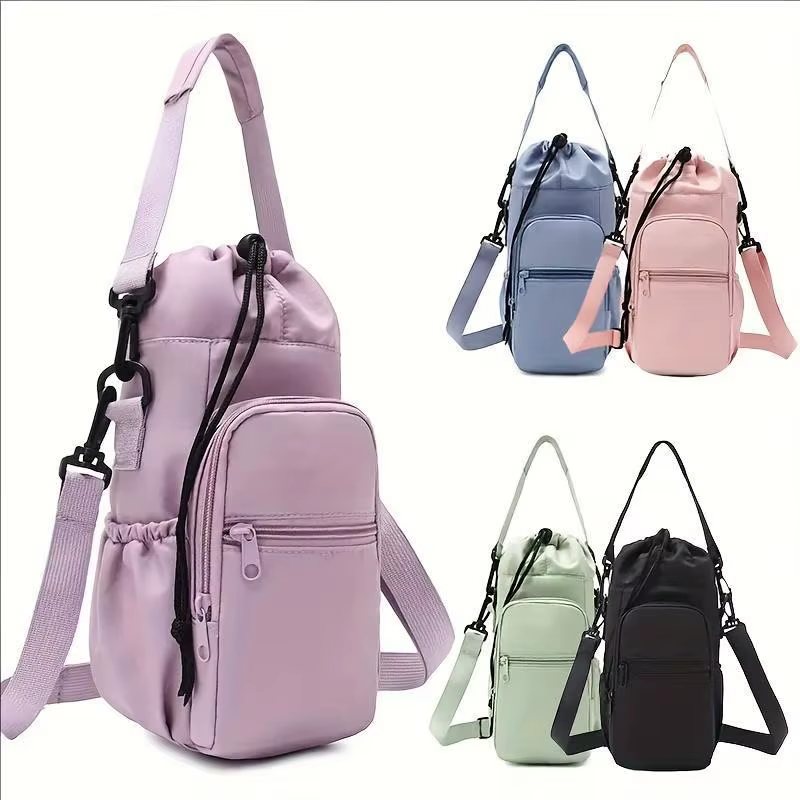 Sac bandoulière porte-bouteille avec sangle pour bouteilles isothermes de 32 oz et 40 oz
