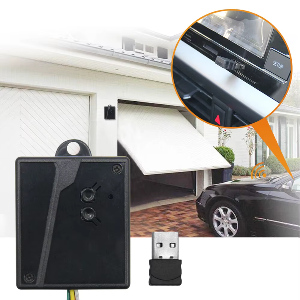 Récepteur d'ouverture de porte de garage, récepteur de système d'automatisation de contrôle d'accès domestique, dispositif d'ouverture de port USB de connexion Bluetooth 2.4G