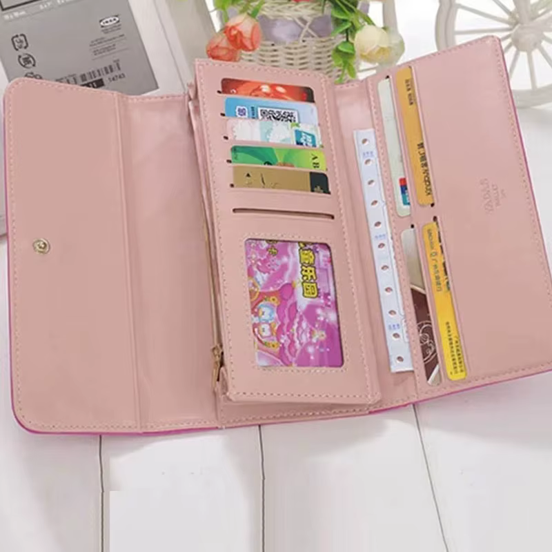 KISMIS portefeuilles pour femmes mignon rose poche