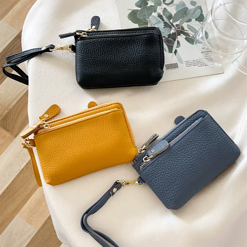Portefeuille en cuir PU pour femmes