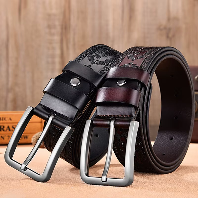 Ceinture décontractée pour homme de style rétro européen et américain