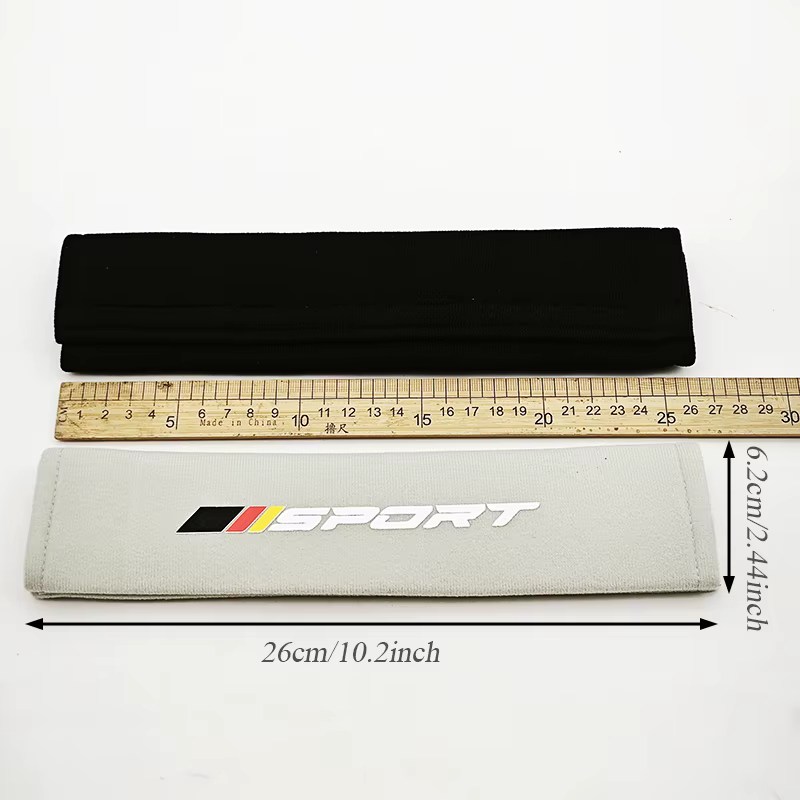 2 coussinets de ceinture de sécurité de voiture doux et confortables, coussinets de ceinture de sécurité personnalisés et élégants, adaptés à une utilisation en véhicule