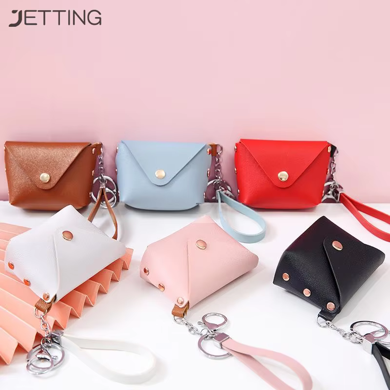 Mini porte-monnaie en cuir PU