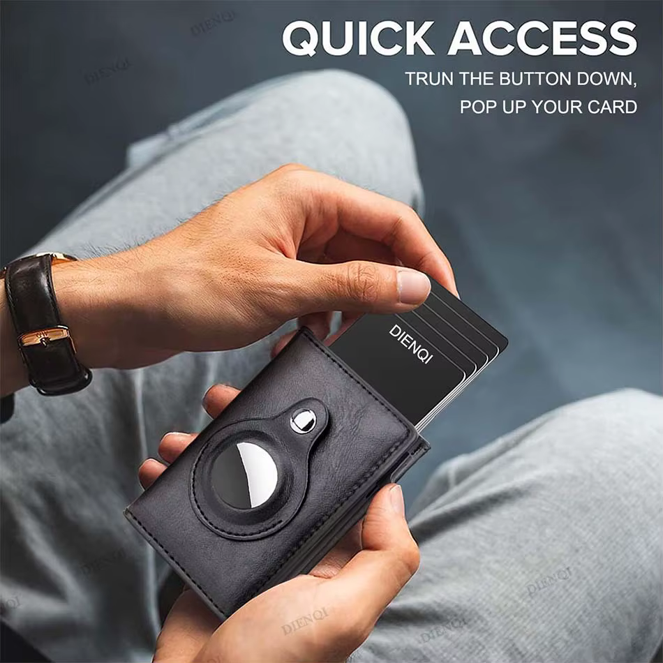 Portefeuille pour hommes Pop Up banque porte-carte de crédit