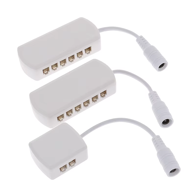 ShuBox-airies Splitter avec prise mâle, adaptateur d'éclairage d'armoire LED, connecteurs de globalisation, 4 ports, 6 ports, 12ports, 2510 espacement intérieur, 2.54