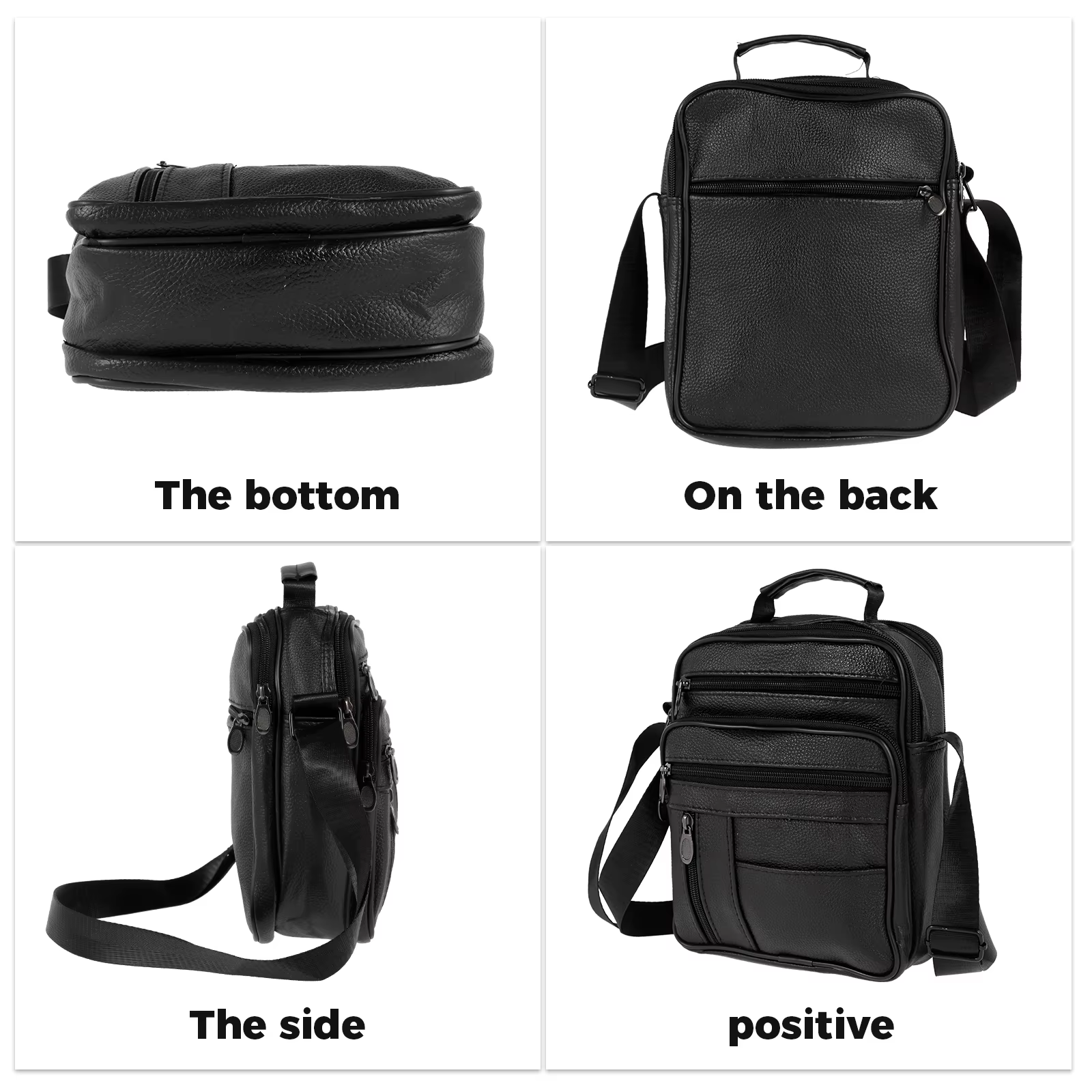 Sac à bandoulière en cuir pour hommes