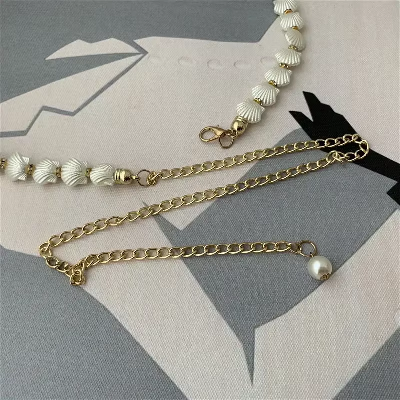Ceintures en chaîne en coquillage de perles